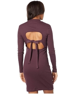 Платье Classics Ribbed Long Sleeve Dress, цвет Fudge Puma