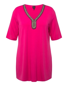 Футболка, розовый Ulla popken