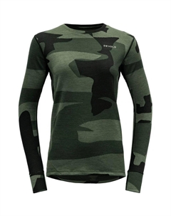 Функциональная велосипедная рубашка Kløvstien Merino Shirt MWN лесной камуфляж, цвет gruen Devold