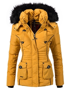 Пуховик Steppjacke Vanilla, желтый Marikoo