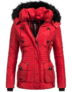 Пуховик Steppjacke Vanilla, красный Marikoo