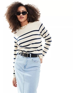 Темно-синий свитер в полоску Scalpers