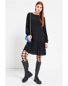 Платье с разрезным подолом, черный Esprit
