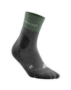 Носки для бега Women's The Run Socks Mid Cut, цвет Green/Grey Cep