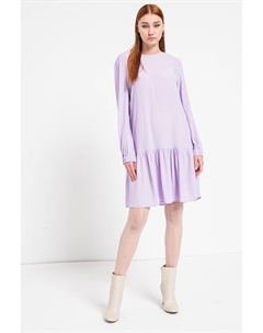 Платье с разрезным подолом, фиолетовый Esprit