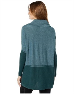 Свитер Edgewood Poncho Sweater, цвет Mist Blue/Twilight Blue Marl Smartwool