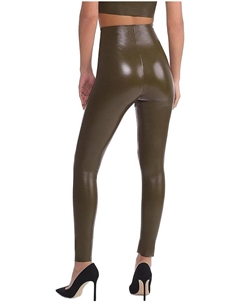 Брюки Perfect Control Faux Leather Leggings SLG06, цвет Cadet Commando