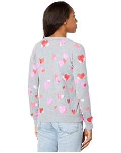 Пуловер Love Hearts Sustainable Bliss Knit Pullover, цвет Heather Grey Chaser