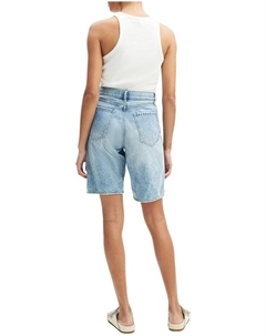 Шорты Easy James Heart Embroidered in Floral Rigid, цвет Floral Rigid 7 for all mankind