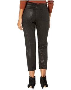 Брюки Coated Side Tuck Joggers, цвет Coated Black 7 for all mankind