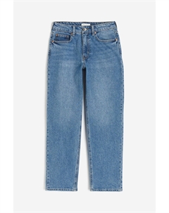 Джинсы Slim Straight High Ankle, синий H&m
