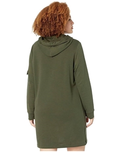 Платье French Terry Snap Hoodie Dress, цвет Rosemary Tommy hilfiger