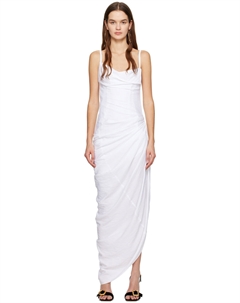 Белое платье макси Les Classiques 'La robe Saudade longue' Jacquemus