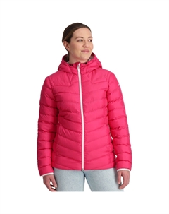 Пиковый синтетический пуховик, розовый Spyder