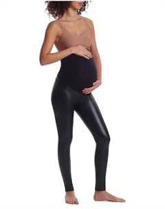 Леггинсы Faux Leather Maternity SLG89, черный Commando