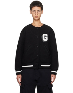 Черный бомбер с нашивкой 'G' Givenchy