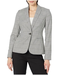 Блейзер Plaid, черный Tommy hilfiger