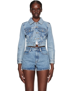 Синяя джинсовая куртка Hotfix Alexander wang