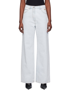 Синие потертые джинсы Msgm