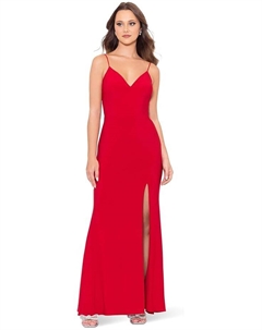 Платье Long V Ity Low Knot Back, красный Xscape