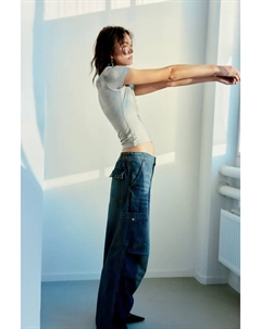 Джинсовые брюки-парашюты, синий H&m