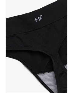 Стринги с мягкой кожей, черный H&m