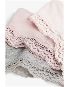 Комплект из 5 бразильских трусов, серый H&m