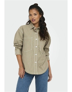 Рубашка Nevaeh Front Pocket, цвет tan Jdy