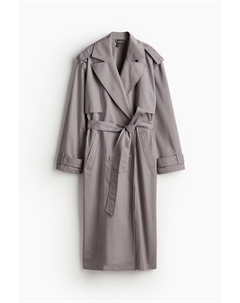 Тренч Twill, серый H&m