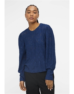 Блузка Objfeodora Ls 125, цвет estate blue Object