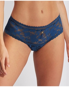 Женские стринги-кюлоты с кружевом, темно-синий Selmark