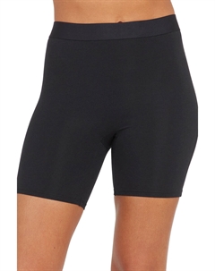 Брюки с поясом из хлопка, черный Spanx