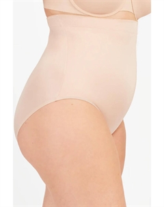 Бесшовные трусики, уменьшающие завышенную талию., светло-бежевый Spanx