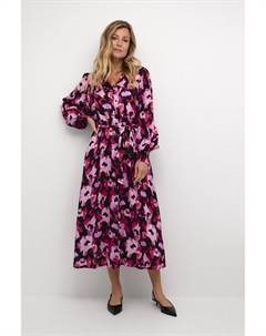 Платье-рубашка Pollie Ollie, цвет pink faded flower Kaffe