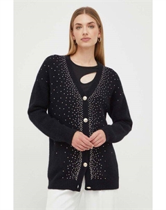 Шерстяной кардиган Marciano, черный Guess