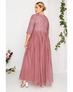 Длинное платье, розовый Yours