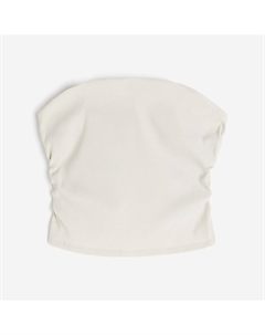 Топ Gathered Corset-style, светло-бежевый H&m