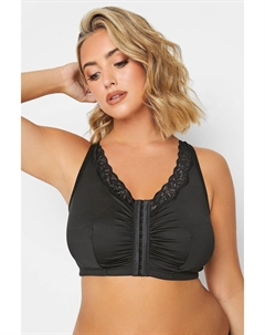 Набор из 2 бюстгальтеров без подкладок с кружевной отделкой Бюстгальтеры, черный Yours