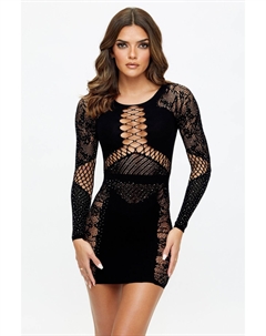 Платье с пейсли, черный Ann summers