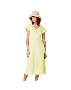 Длинное платье Premium Surf, желтый Rip curl