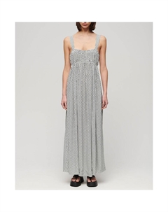 Платье Tie Back Midi, разноцветный Superdry