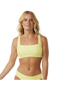 Топ бикини Premium Surf D-Dd Crop, желтый Rip curl