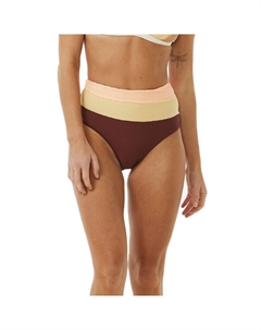 Низ бикини Block Party Splice Full, бежевый Rip curl