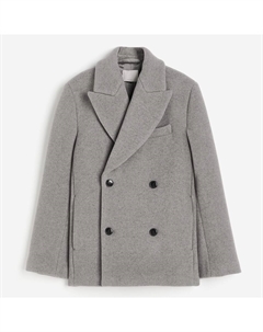 Пальто Wool-blend Double-breasted, серо-бежевый H&m