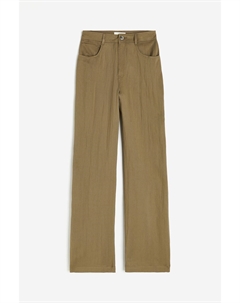 Брюки Lyocell-blend, хаки H&m