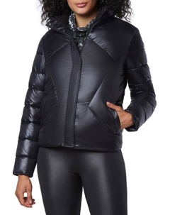 Пуховик из искусственного меха, черный Andrew marc