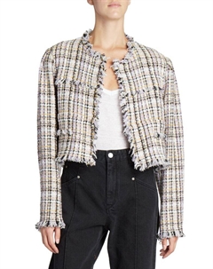 Твидовый пиджак Nameo Étoile, цвет Lilac Yellow Multi Isabel marant