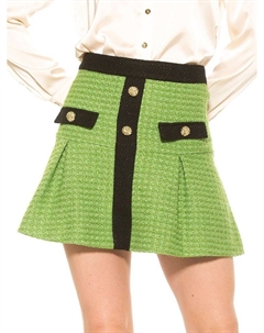 Твидовая мини-юбка Alison, цвет Sage Tweed Alexia admor