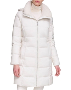 Пуховик из искусственной овчины, цвет Eggshell Calvin klein