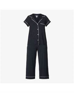 Пижамный комплект Gisele из эластичного джерси, черный Eberjey